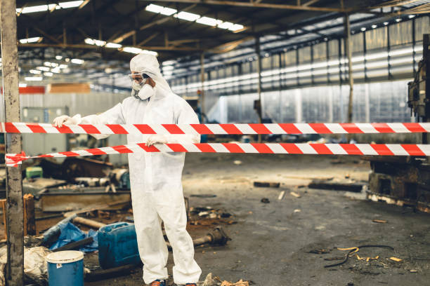 Professional Hoarding Cleanup technician working in Canaan, CT